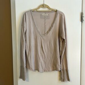 We The Free Coastal Cruising Long Sleeve Tee grey Day Large